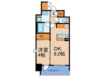 間取図 ｴｽﾃﾑｺｰﾄ谷町九丁目(903)