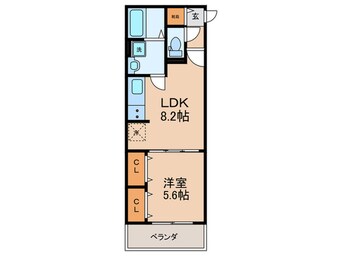間取図 ミレグランデ京田辺