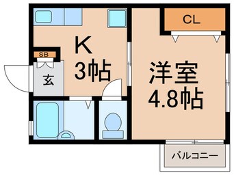 間取図 サニーコート灘南