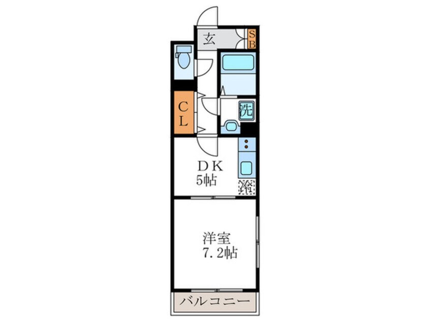 間取図 ヴィラ　デュース