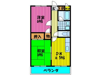 間取図 コーポアラマン