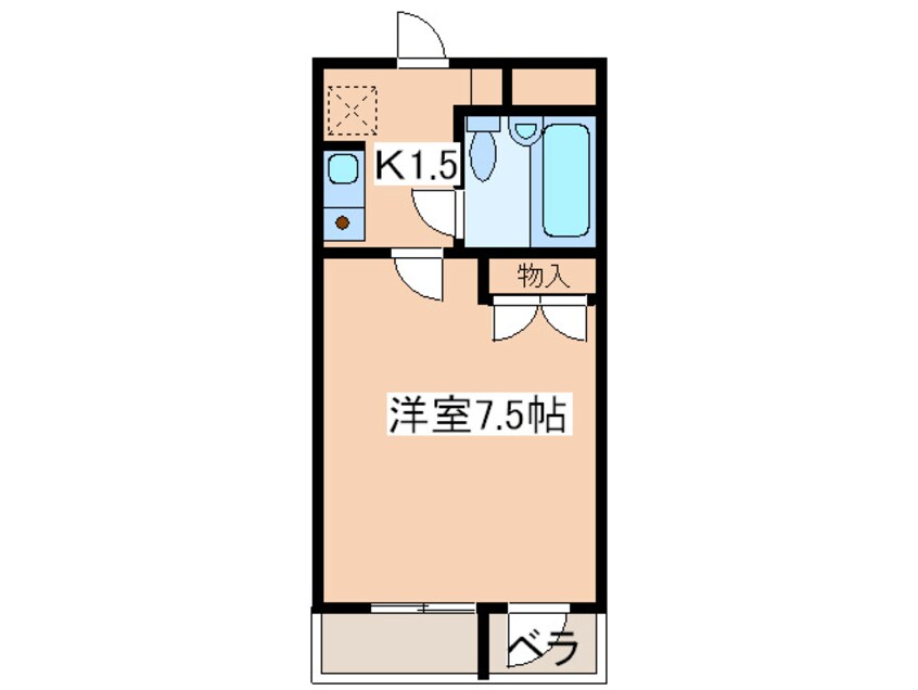 間取図 エクセレント中道