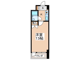 間取図 エクセレント中道