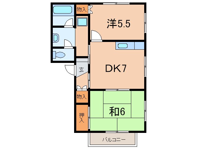 間取り図 ファミール千代ヶ丘