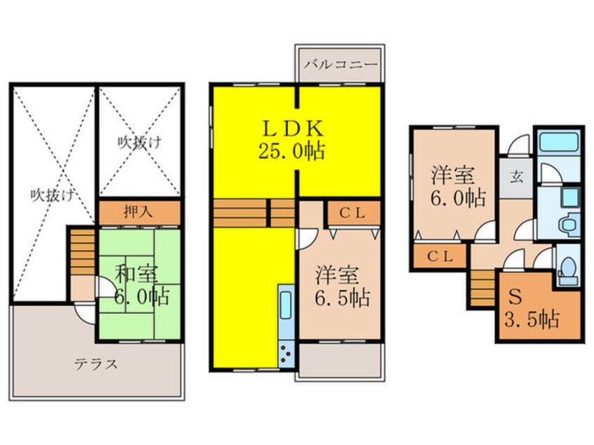 間取図 メゾン緑丘