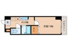 エスポワ－ル 1Kの間取り