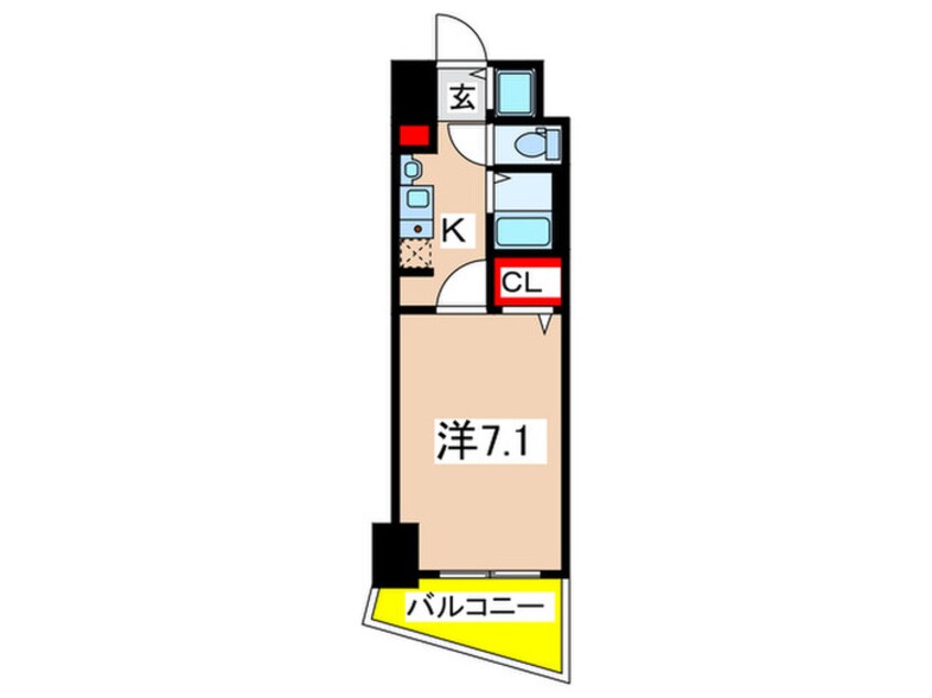 間取図 エコロジ－宝塚レジデンス