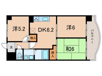 間取図 ロイヤルコーポ加古川