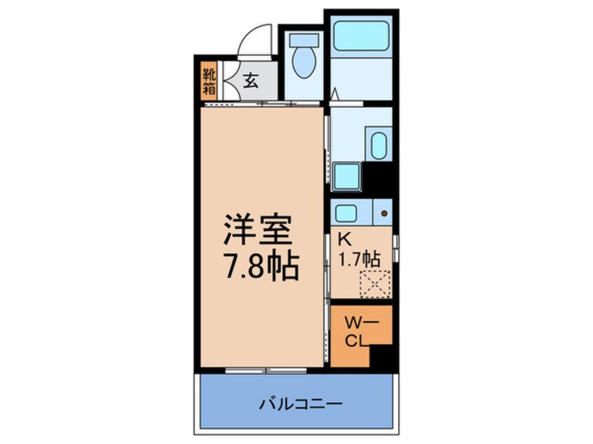 間取図 ﾕﾆｯｿﾝ朝潮橋