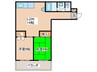 メゾン谷町 2LDKの間取り