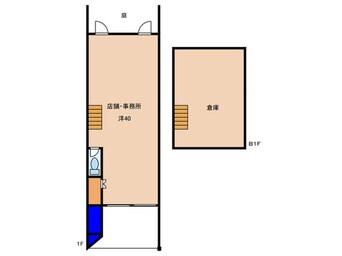 間取図 山科駅前店舗