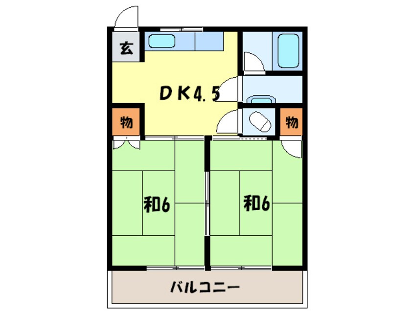 間取図 かぎ屋ビル