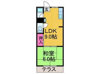 間取図 コスモハイツ