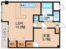 ＩＫＯＳ台場 1LDKの間取り