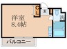 東千里OMパレス2 1Rの間取り