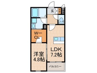 間取図 シェモア・グランデ西宮Ⅱ