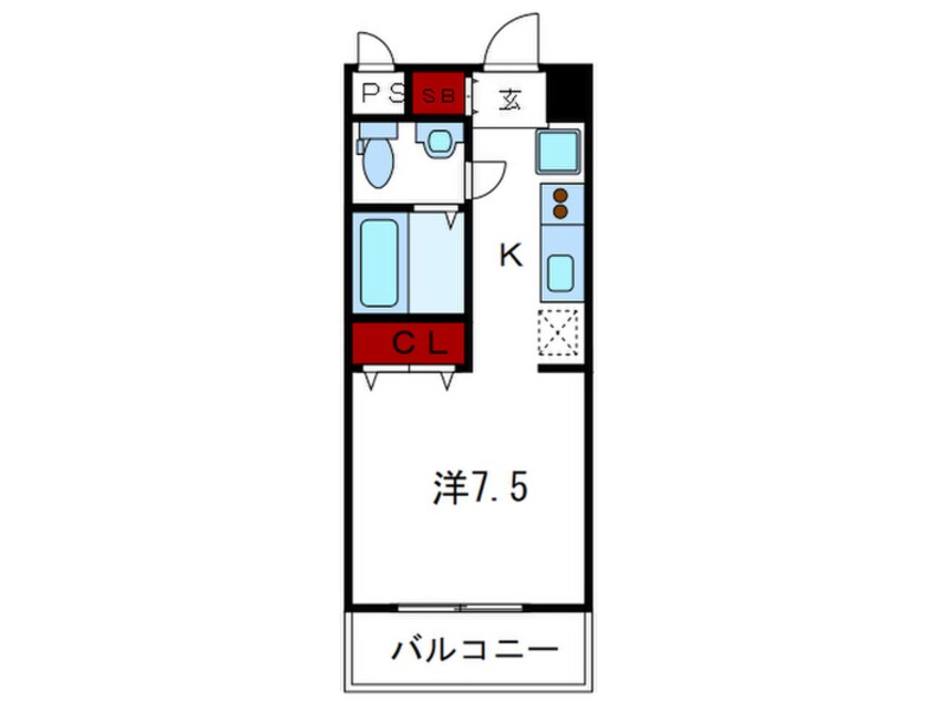 間取図 ＣＩＴＹＳＰＩＲＥ新神戸