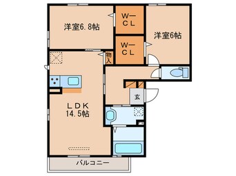 間取図 Belle fleur