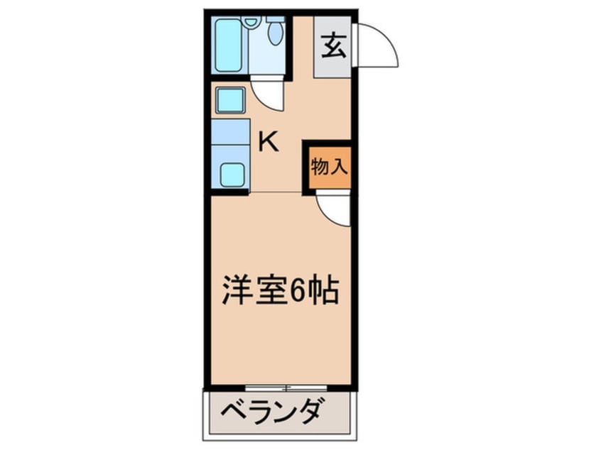 間取図 コ－ポ桐生