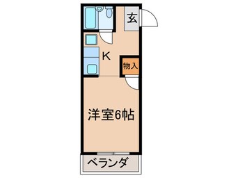 間取図 コ－ポ桐生