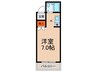 ニュ－ヴィラ舞子 1Kの間取り