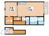 セラフィーメゾン東香里園 1LDKの間取り