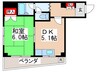 ＭＡＲＵＯハイツ 1DKの間取り