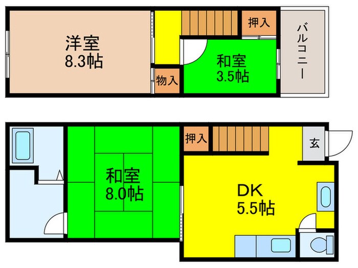 間取り図 ペディハウス宝塚市小浜