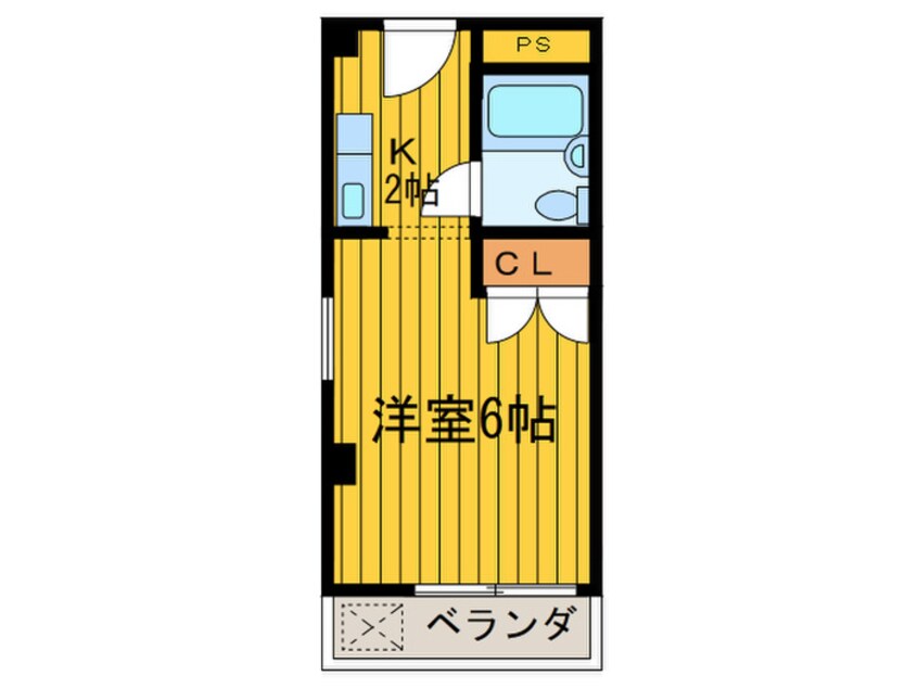 間取図 ネオコ－ポイケダヤ２号館