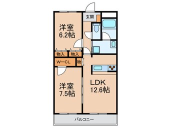 間取図 ベルナ－ドサ－モス