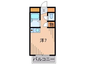 間取図 セセラギフラット