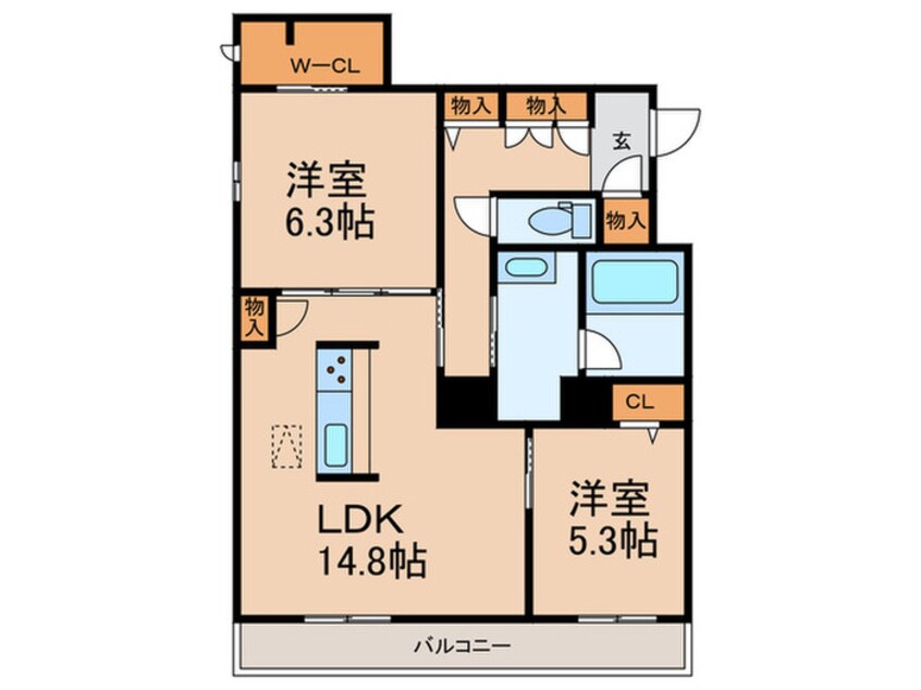 間取図 エンゲル江坂