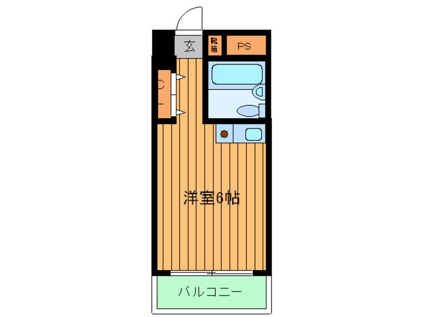 間取図 ホ－ユウパレス日本橋(602)