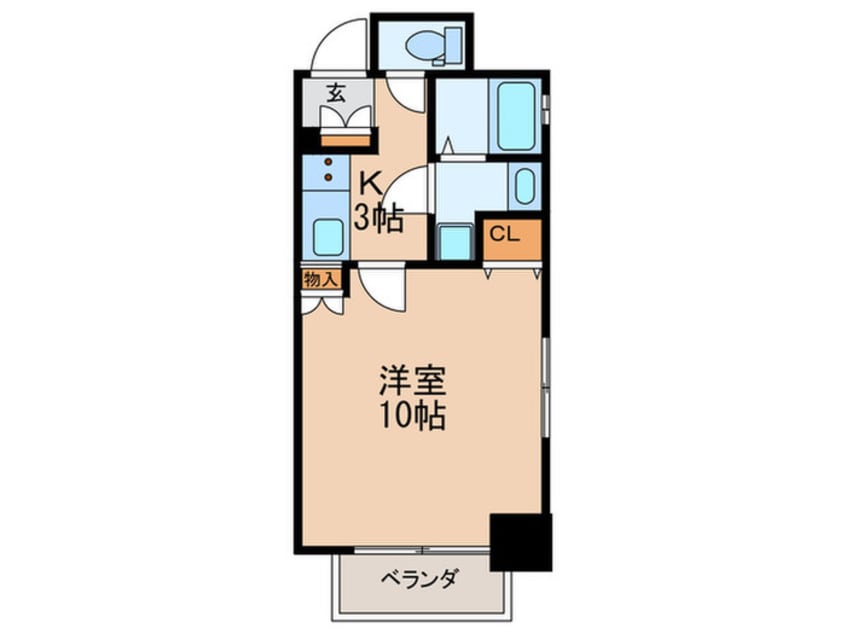間取図 アクティ北浜
