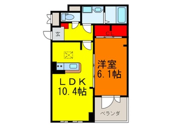 間取図 ヴァレンティア若江本町