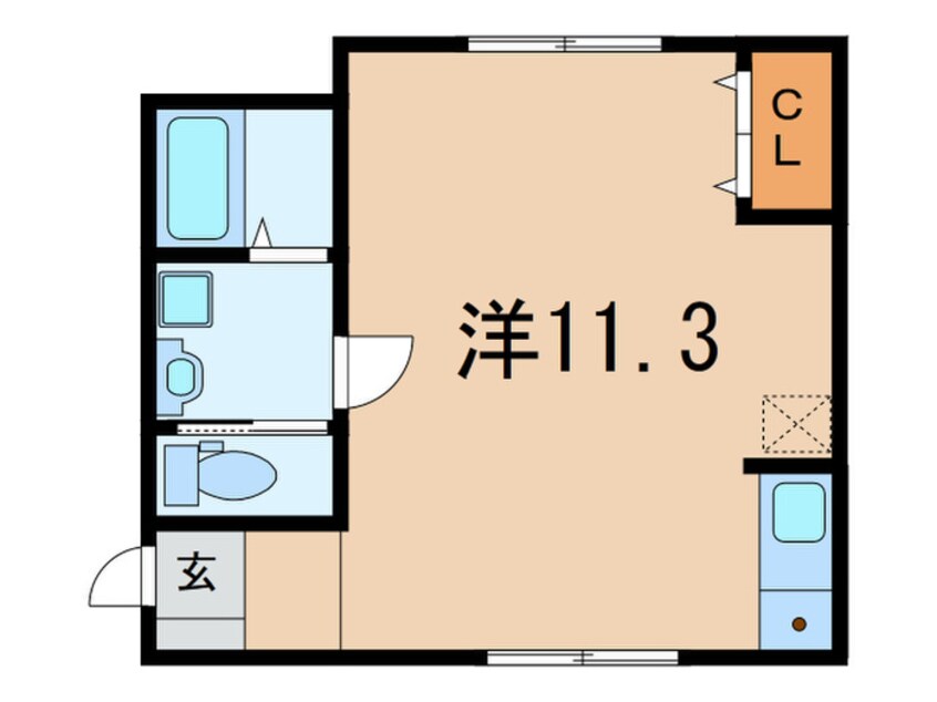 間取図 サンビレッジ灘