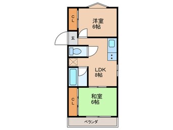 間取図 エクセル太子橋Ⅰ