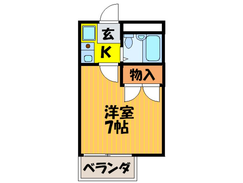 間取図 シャルマン明美の里