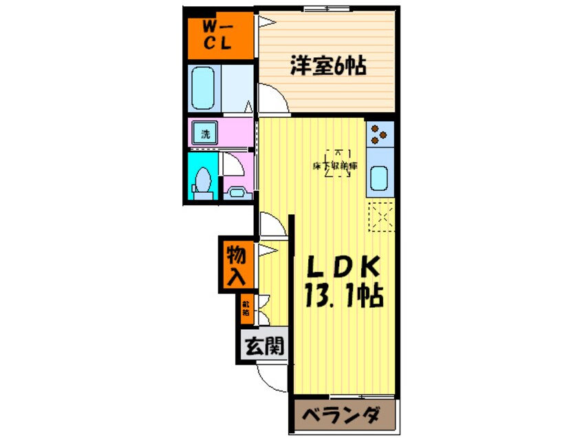 間取図 サンリットハウス桜井台