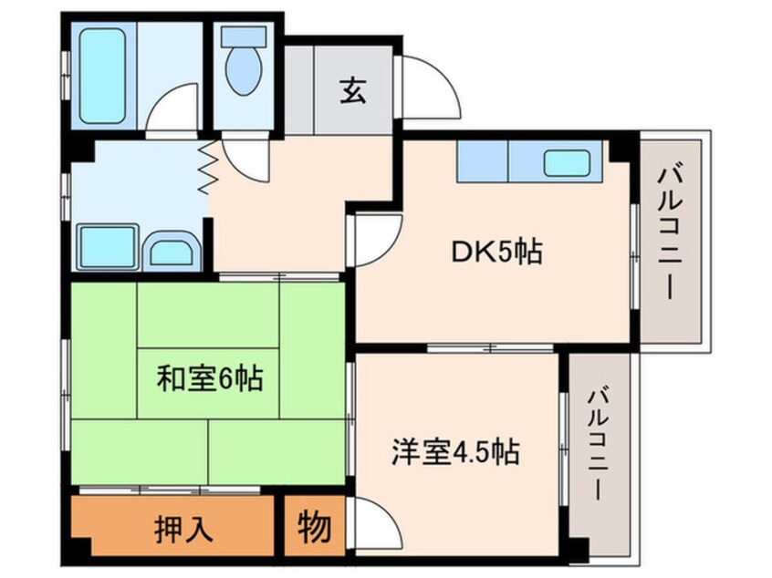 間取図 ソレイユ明石