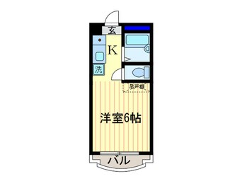 間取図 ランスロット桃山３、４Ｆ