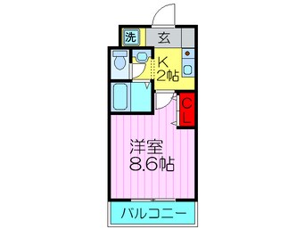 間取図 Ｍ　プラザ津田駅前１１番館