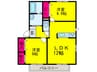 ＤＡＩＫＥＮ浜寺南町ⅡⅢⅣ　Ｆ 2LDKの間取り