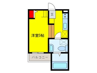 間取図 フラム東雲