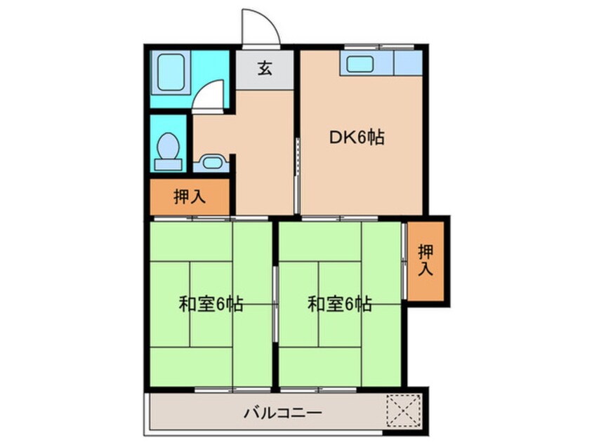 間取図 デューク住宅Ａ棟