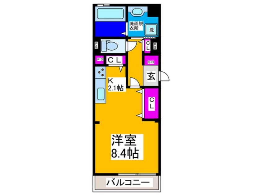 間取図 LS RESIDENCE NAKAMOZU