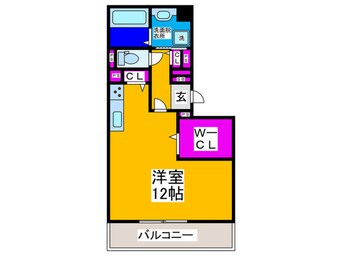間取図 LS RESIDENCE NAKAMOZU