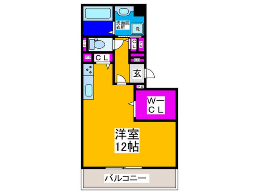 間取図 LS RESIDENCE NAKAMOZU