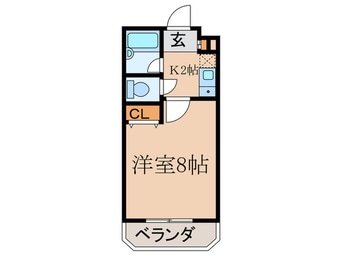 間取図 ドミール伊勢田