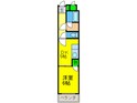 シュテルンパラスト鈴栄の間取図